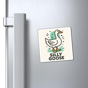 Dummer Gans Magnete, Spaß Küchen Dekor, Schrulliges Geschenk für Freunde, Haus Büro Bedarf, Niedliche Tier Magnete, Geschenke für Tierliebhaber