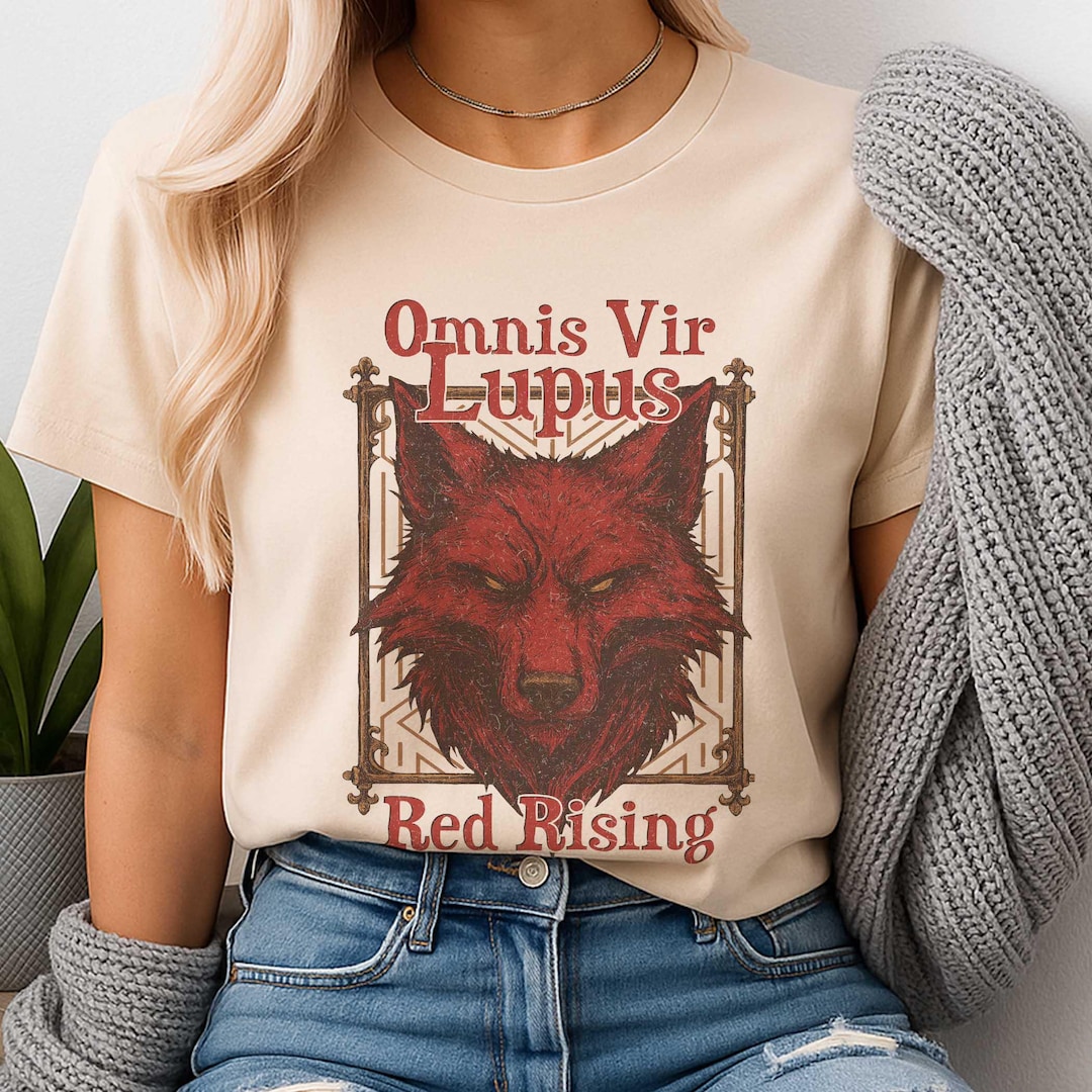 Red Rising Howlers Merch Red Rising Howlers Comfort Colors Shirt, Omnis Vir Lupus Sevro T-shirt ...