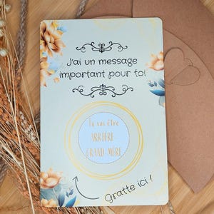 Arrière-grand-mère - Cartes a Gratter annonce grossesse