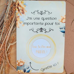 Parrain - Cartes a Gratter annonce