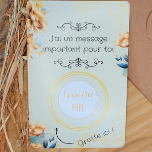 Papi - Cartes a Gratter annonce grossesse
