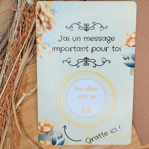 Bébé - Cartes a Gratter annonce grossesse