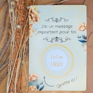 Garçon - Cartes a Gratter annonce grossesse