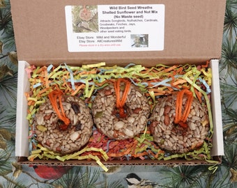 Birdseed Wreath Ornaments, Boxed Set of 3 ships free!