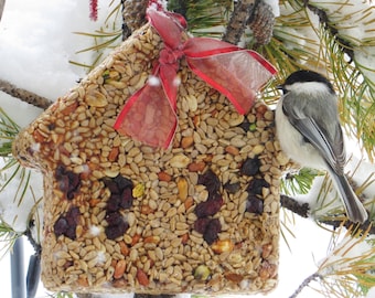 Big House Wild Birdseed Feeder - Organic - reinforced with hanger Ships free!