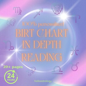 Birth Chart Reading | Detailed Astrology Insights | Same Day Natal Chart Analysis | In-Depth Astrology | Natal Chart Reading