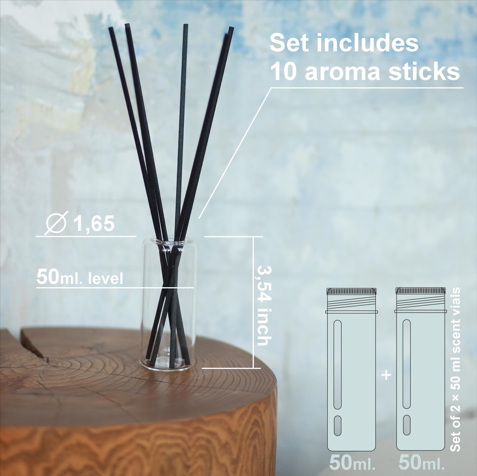 Natural Diffuser Wall-mounted From Wood – Handcrafted Oak Aroma Decor ...