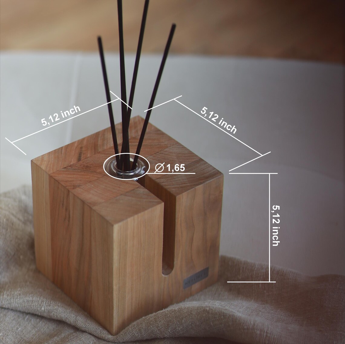 Natural Diffuser Wall-mounted From Wood – Handcrafted Oak Aroma Decor ...