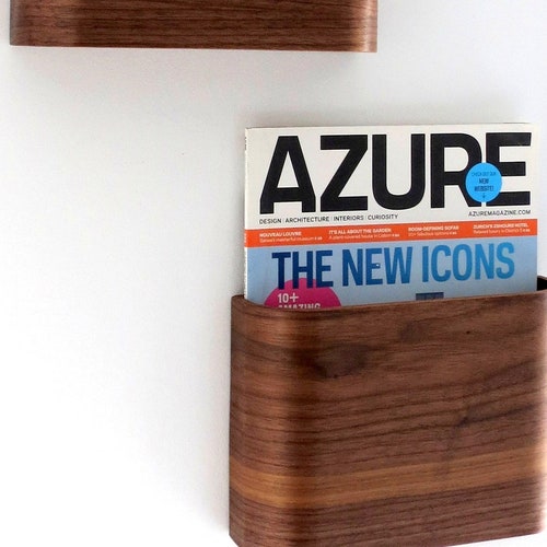 Set of 2 Magazine Racks Etsy