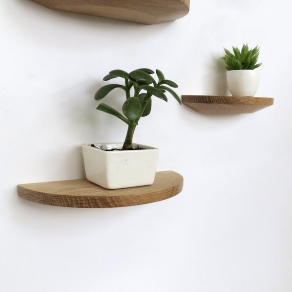 Oak Floating Shelves Etsy