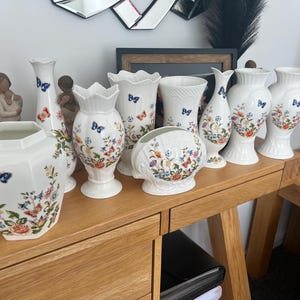 Aynsley cottage garden rare vases