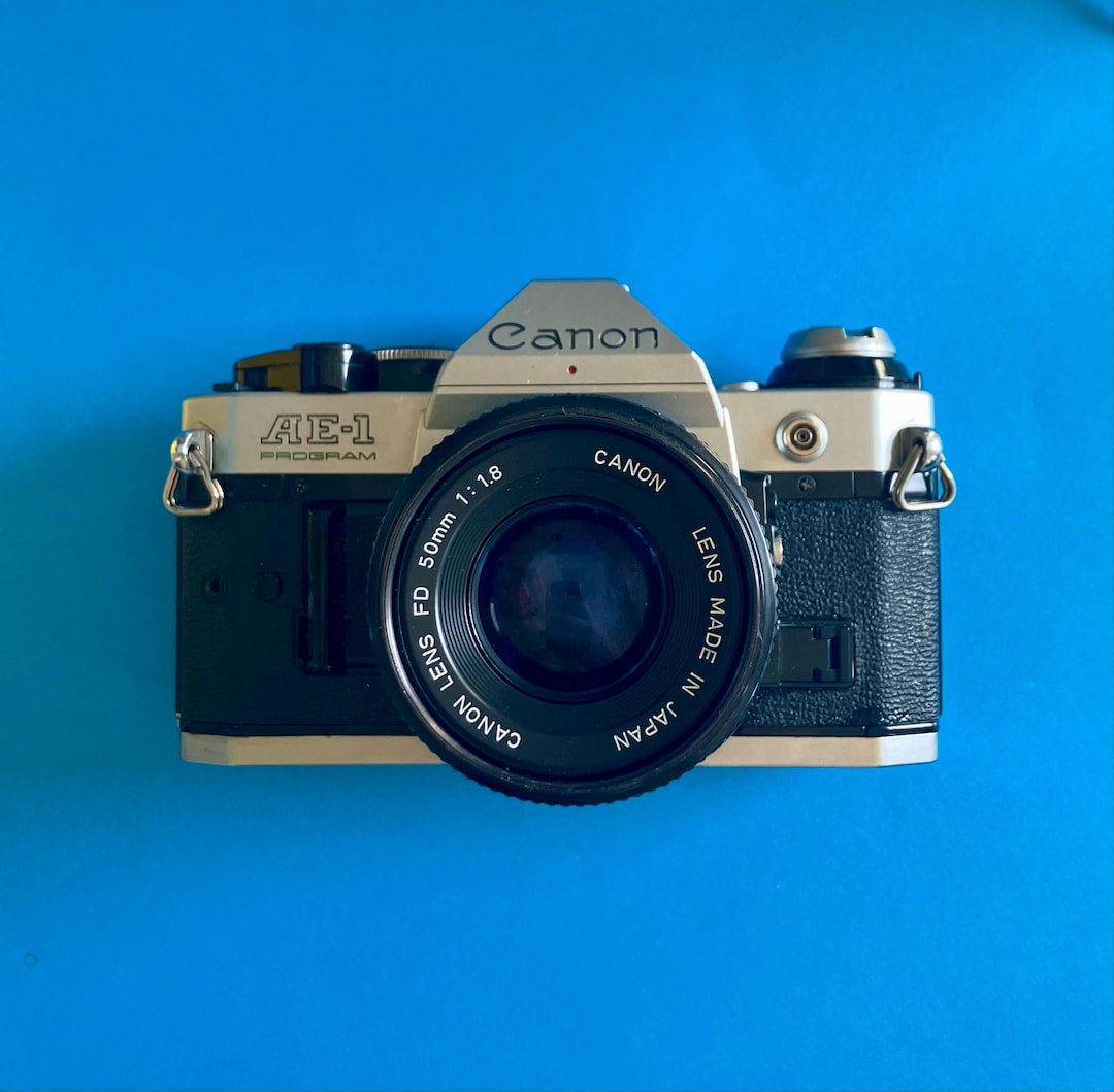 Canon AE-1 Program Film SLR Camera With 50mm FD Mount Lens - Etsy