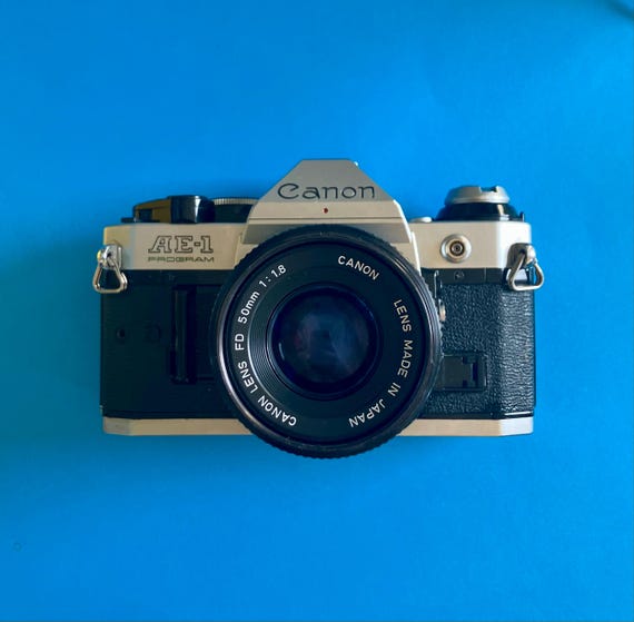 Canon AE-1 Program Film SLR Camera With 50mm FD Mount Lens - Etsy