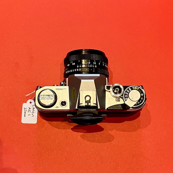 Canon AE-1 35mm Film SLR Camera With 50mm - Etsy
