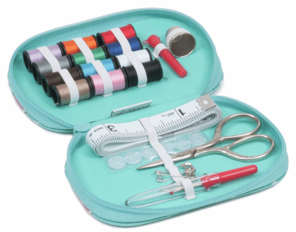 Sewing Cases Filled. Travel Sewing Kits. Emergency Sewing Etsy
