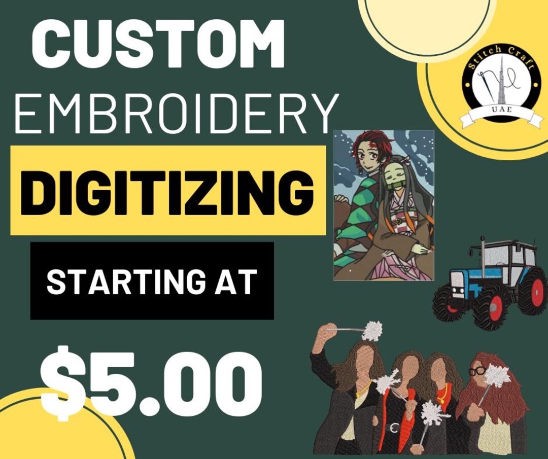 Custom Embroidery Digitizing, Logo Digitizing, Embroidery Digitizing ...