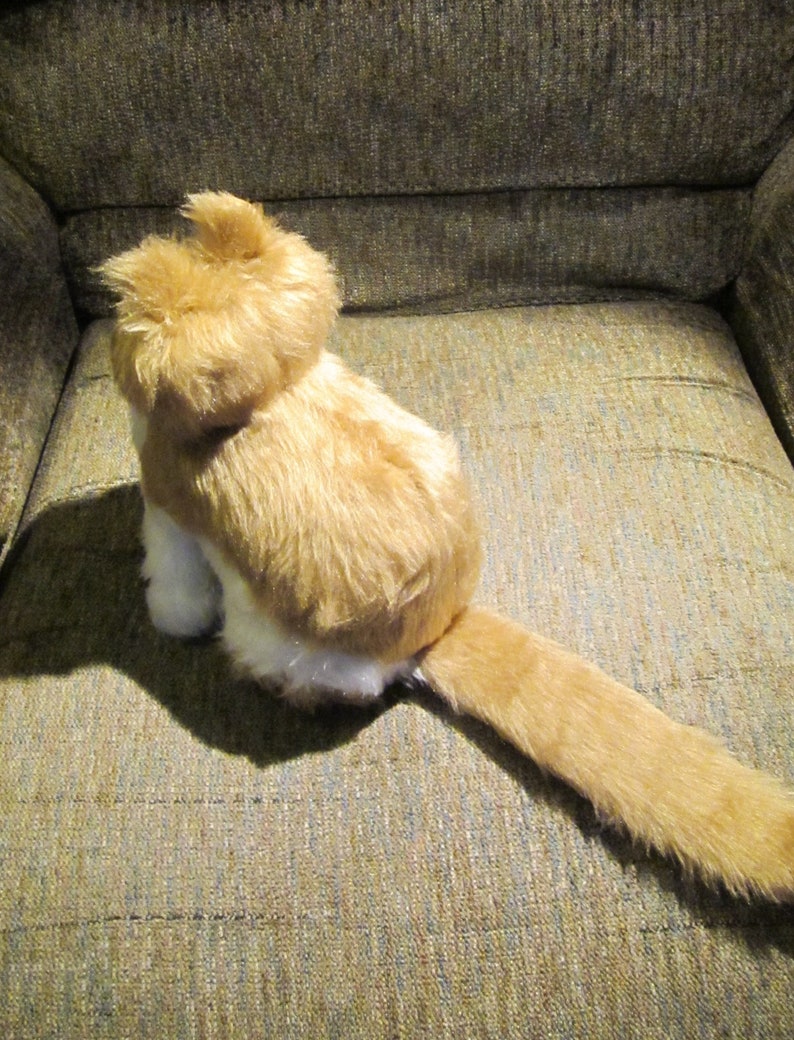 Ginger Fluffy Cat Companion Toy Marmalade Toy Ginger Cat Etsy