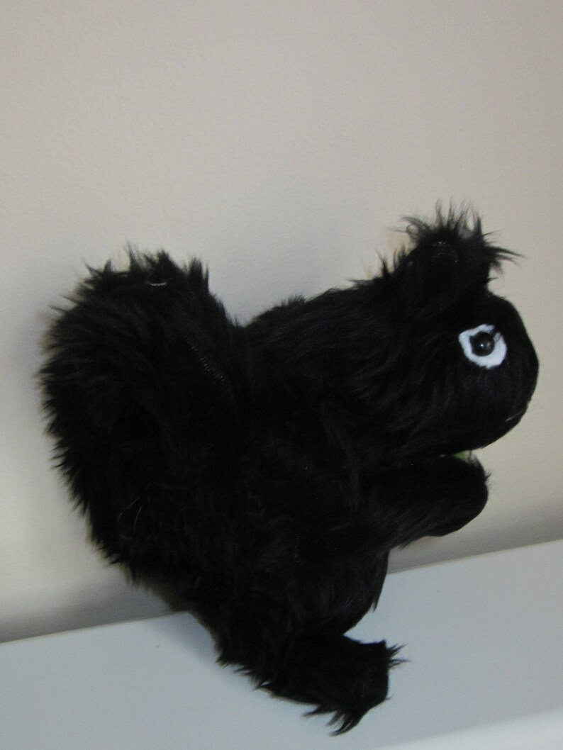 Black Plush Squirrels Delightful Black Squirrel Toys Unusual image 6