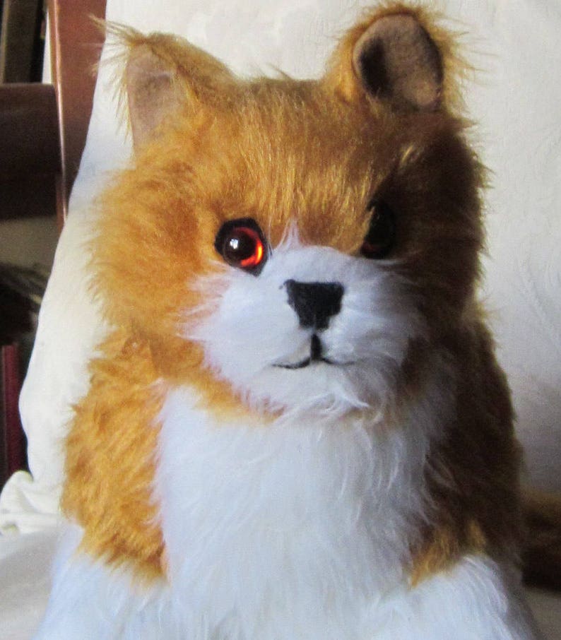 Ginger Fluffy Cat Companion Toy marmalade toy ginger cat Etsy
