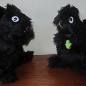 stuffed black squirrel
