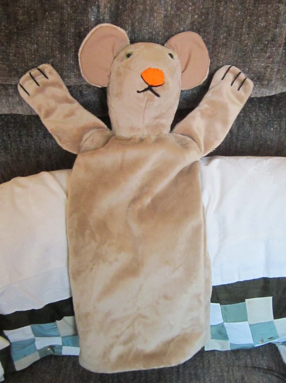 Tiger Puppets Without Stripes Tiger Plush Puppets Tan Plush image 3