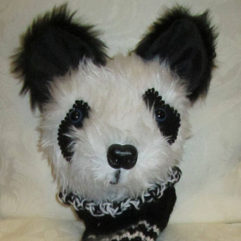 Black and White Panda Bear Head Plush/knitted Golf Club Covers Etsy