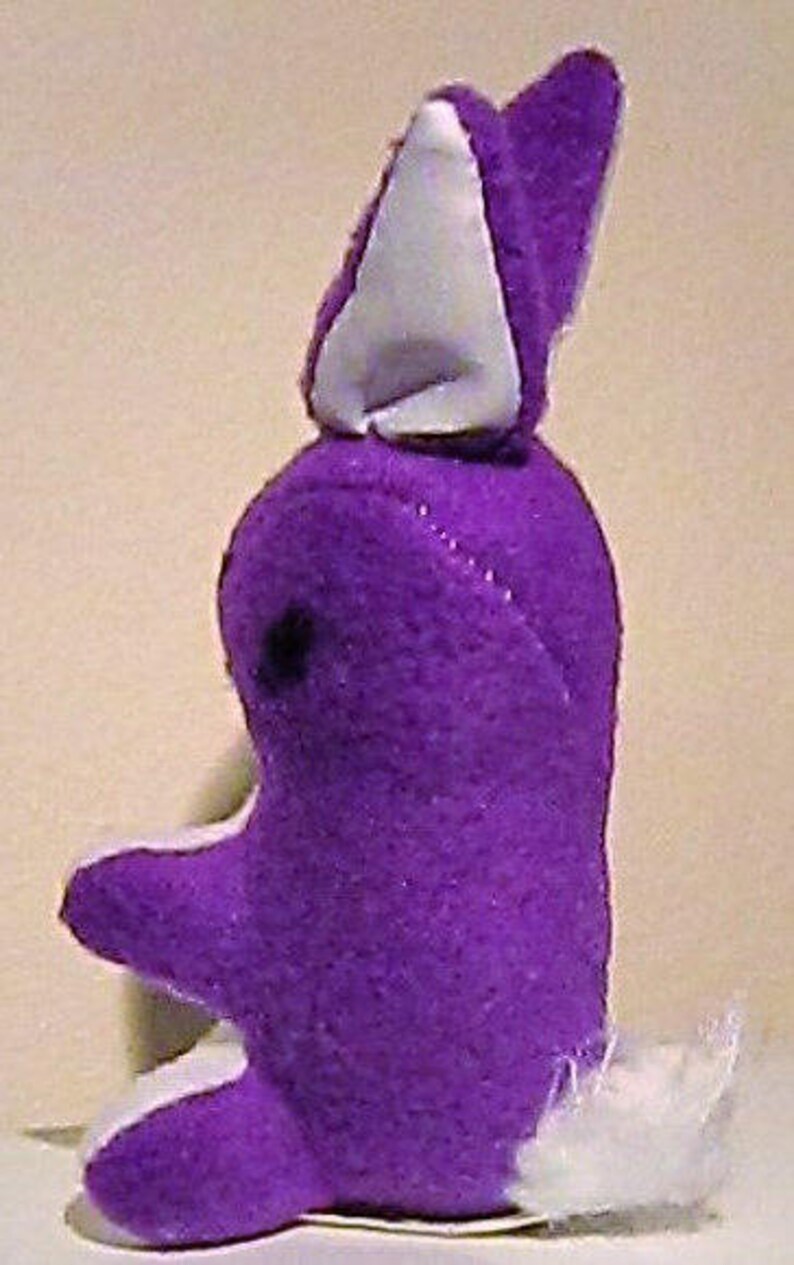 Purple Fleece Baby Rabbit Toys Purple Fleece Bunny Rabbits Etsy UK