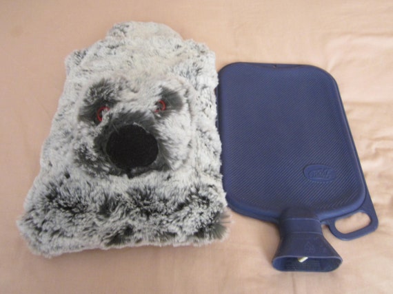 Furry Koala PillowPajama CaseHotwater Crochet Pajamin Bag Bed Buddy Pillow