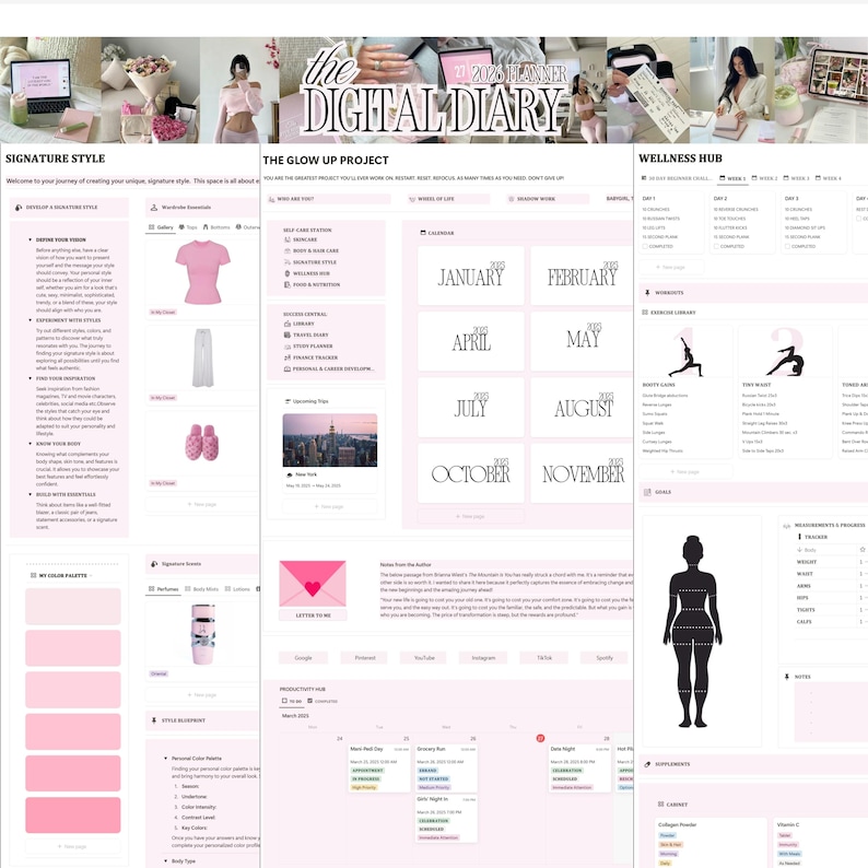 The Ultimate Notion Planner, Notion Template, Notion Planner, Notion Life Planner, Aesthetic Notion Planner, 2026 Notion Template image 1