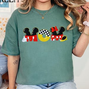 Comfort Colors® Disney Mama Shirt, Minnie Disney Mom Shirt, Minnie Mama Tee, Disney Mommy Birthday Shirt,Disney Family Trip Tee,Couple Shirt
