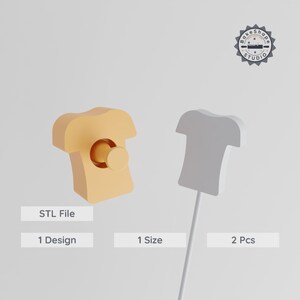 Cake Pop Mold, Short Sleeve Tshirt Design, Instant Download STL File
