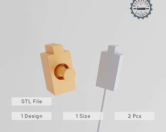 Battery Cake Pop Mold STL, Electric Charge Shape 3D Print, Instant Download