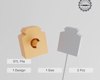 Men's Shirt & Cake Pop Mold, Formal Top Set, Dress Shirt, Work Shirt, Button Up, Office Garment for 3D Printing