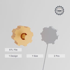 Set di stampi per cake pop a forma di meteora, design roccia spaziale, pietra celeste, file STL per stampa 3D