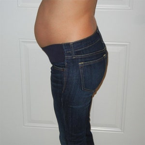 Under belly band maternity jeans conversion. Send your own jeans, skirts, shorts, slacks.