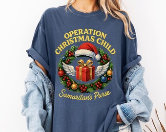 Operation Christmas Child SVG, Samaritan's Purse PNG, Christliche Weihnachts-Cliparts, Design für Glaubensmissionen, Grafik für Feiertagsmissionen, PNG, SVG