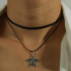 Star Guitar Vintage Necklace