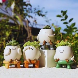 Cute Smiley Face Planter