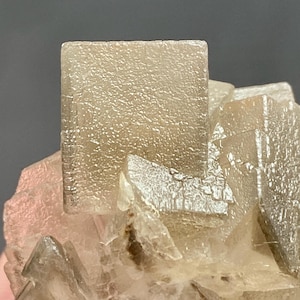 Fluorite Cube Specimen 235 Carat from Balochistan Pakistan – Beautiful Crystal Mineral Collectible Gemstone