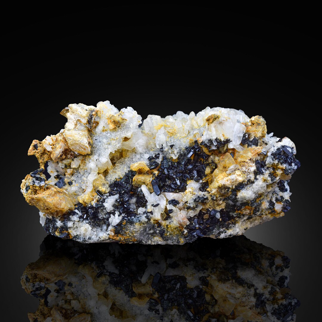 Rare Allanite Crystal Specimen With Albite & Sphene From Pakistan ...