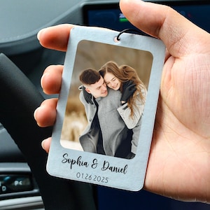 Personalized Photo Car Air Freshener,First Car Gift,Test Pass Present