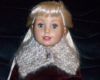 ¡Venta! Angora Cowl para Muñecas