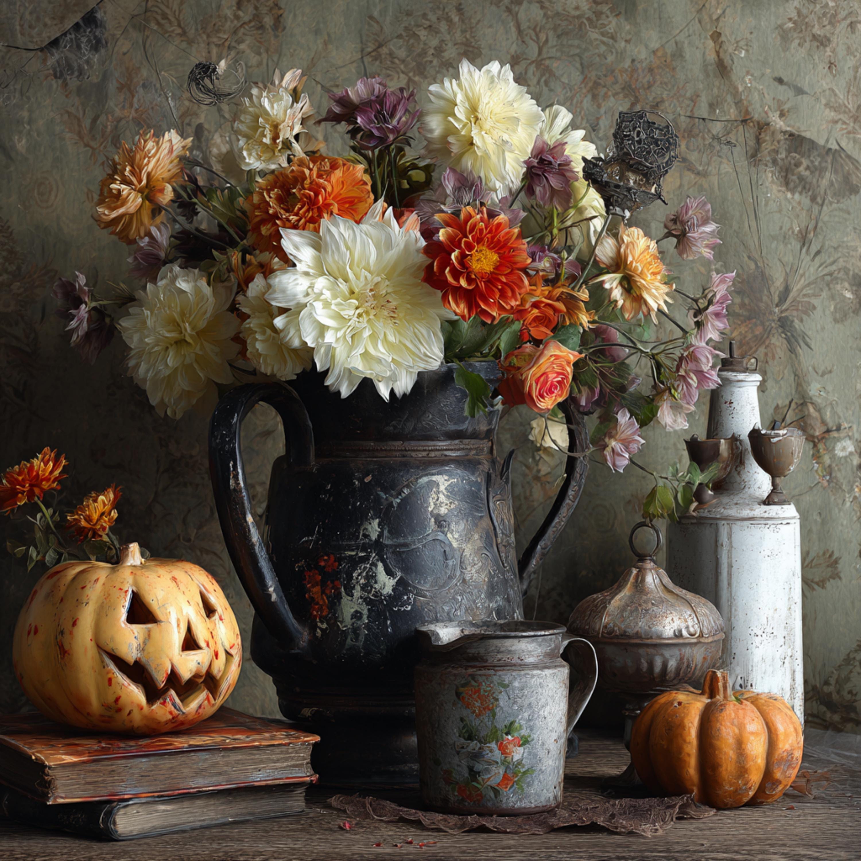 20 PNG Shabby Chic Halloween Decor Clipart Printable Watercolor ...