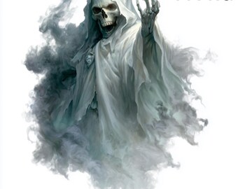 14 PNG Muerte Escalofriante Fantasma Sombra Clipart Halloween Muerte Arte Horror Arte Decoración Halloween Espíritu Maligno Imprimible Para Álbum de Recortes Diarios Basura