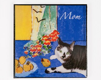 Matisse cat art | Etsy