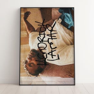 Kendrick Lamar-poster | Albumposterafdrukken | Wanddecoratieposters | Cadeau albumhoes | Rapmuziekposter | Cadeau voor hem | Fysiek product:
