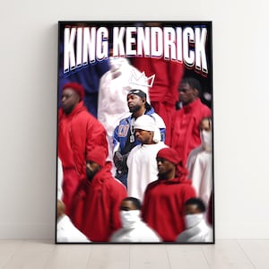 Kendrick Lamar-poster | Super Bowl 2025 | Albumposterafdrukken | Wanddecoratieposters | Cadeau albumhoes | Rapmuziekposter | Fysiek product: