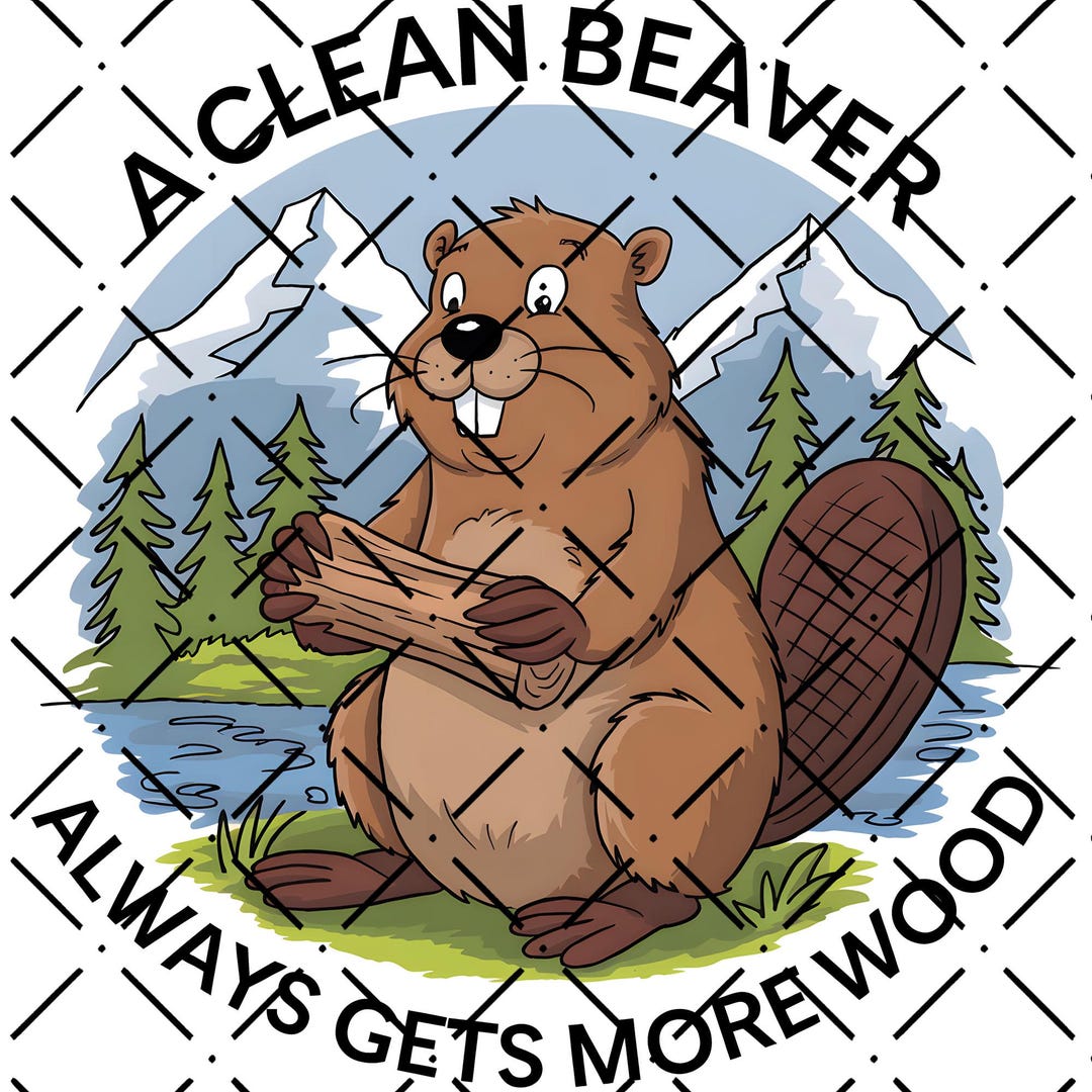 Funny Beaver PNG, Silly Animal PNG, Sarcastic Adult Humor Sublimation ...