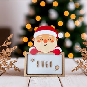 Personalisierte Holzlampe fürs Kinderzimmer – Geschenk zur Babyparty