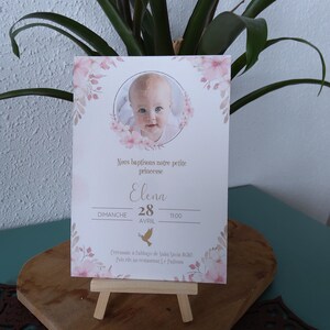 Baby birth announcement